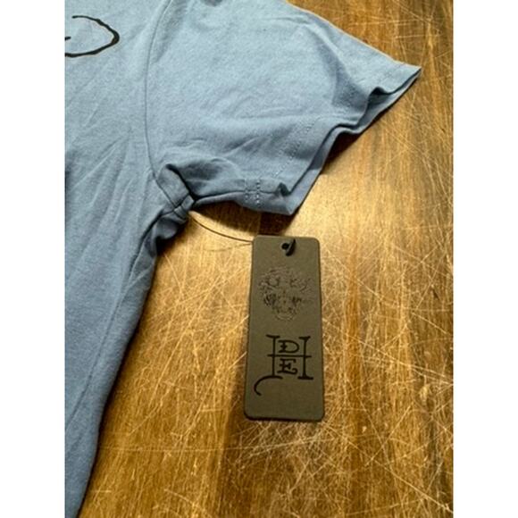 Ed Hardy Blue T-Shirt, Eagle, Heart,Bling Rose, Anchor - Picture 6 of 12